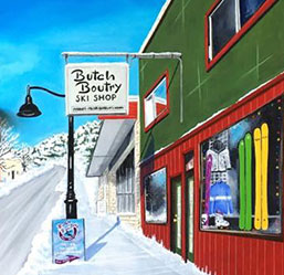 Butch Boutry Ski Shop, Rossland, British Columbia